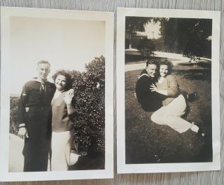 2 Vintage Photos 1940 