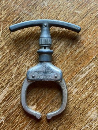 Vintage Argus Iron Claw - Handcuff - Come - A - Long - Nipper - Restraint