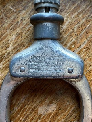 VINTAGE ARGUS IRON CLAW - HANDCUFF - COME - A - LONG - NIPPER - RESTRAINT 3