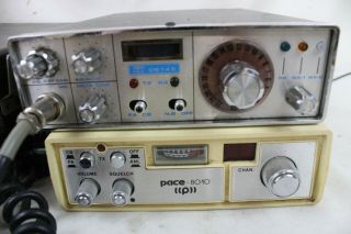 4 Vintage Pace 145 CB - 166m 8010 23 Channel CB radios w/ Mics Smokey & The Bandit 3