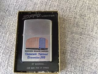 Zippo Lighter From 1976 Democratic National Convention