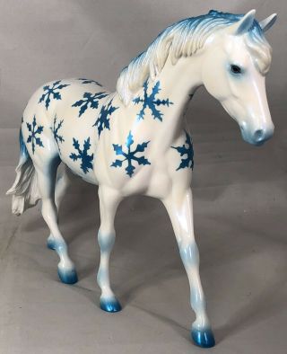 Peter Stone Pony Ice Queen Ooak Christmas Warehouse 2017 Snowflake Glossy
