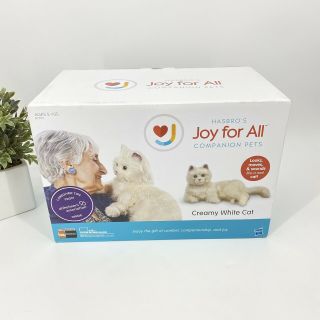 Rare Ageless Innovation Joy For All Companion Pets | Creamy White Cat Hasbro’s