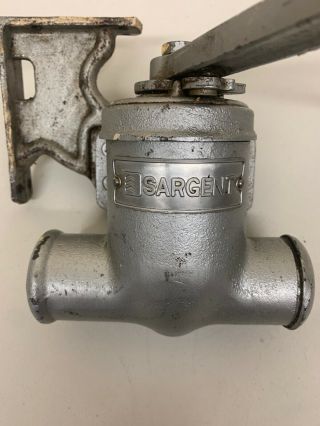 Vintage Pot Belly Sargent 43v Crome Hydraulic Door Closer Complete 3