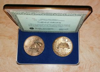 Commemorative Table Medal,  Viking 1 And Viking 2 1976 Mars Landing