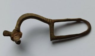 Ancient Roman Long Bronze Fibula (brooch) British Find 200 - 400 Ad