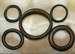 Authentic Copper Celtic Ring Money,  800 - 500 Bc,  Danube Region