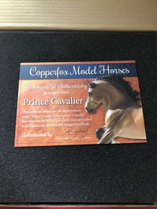 Copperfox Model Horses Cf621g Glossy Prince Cavalier
