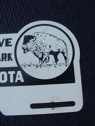 Vintage Wind Cave National Park South Dakota Souvenir License Plate Topper 2