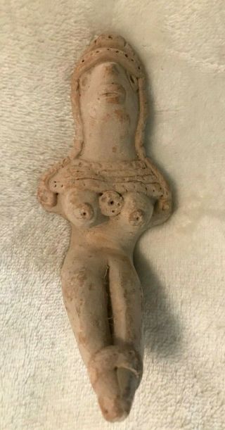 Top Quality Ancient Indus Valley Female Fertility Goddess Figurine C