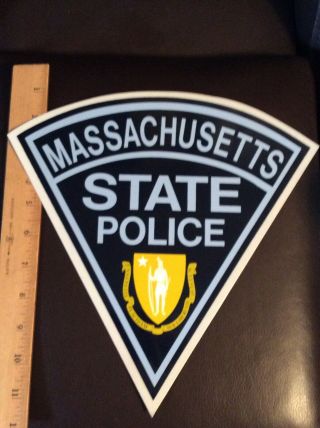Massachusetts State Police Door Decal 2