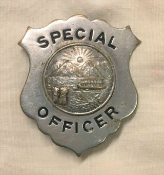 Vintage State Of Ohio Oh Special Officer Police Law Enforcement Security Badge
