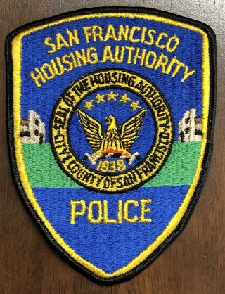 Old San Francisco Housing Authority Police Patch - Patch