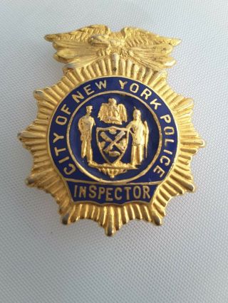 City Of York Police Inspector Rare Orig Antique Obsolete Vintage