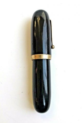 Vintage Jumbo Fountain Pen Made In Japan 14k Gold Nib Twist And Fill Mechanism