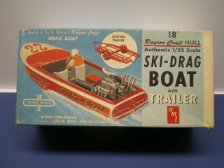 Amt 1963 Rayson Craft Ski - Drag Boat - 100 Complete Kit 2163 L@@k