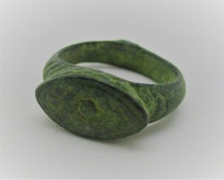 Detector Finds Ancient Viking Bronze Ring With Evil Eye Motif Dragon Eye