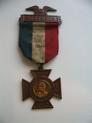 Pres.  Taft Inauguration Medal/ribbon,  Souvenir,  March 4,  1909,  Lord 