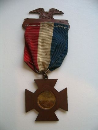 Pres.  Taft Inauguration Medal/Ribbon,  Souvenir,  March 4,  1909,  Lord ' s Prayer 2