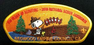 Bsa Redwood Empire Council Oa Orca 194 2010 Jamboree Csp Fire Peanuts Snoopy Jsp