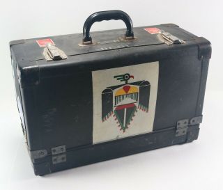 Vintage Order Of The Arrow Oa Boy Scout Executive Travel Accordion Case