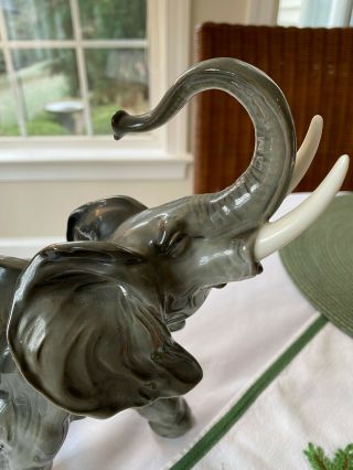 Small Elephant Figurine Hutschenreuther Germany Porcelain Vintage