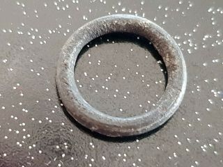 Celtic Bronze Ring Money In Uncleaned Found In Britain.  L391