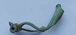 Complete Ancient Roman Bronze Fibula (brooch) 200 - 400 Ad British Find