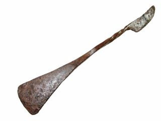 Very Rare Byzantine Period Iron Cleaning Tool With Two Blades,