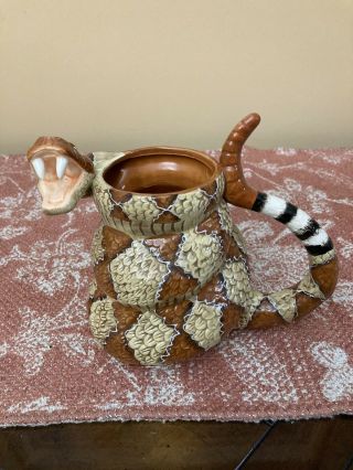 Diamondback Rattlesnake Coffee Mug Cup Late Show Craig Ferguson Snake Rare