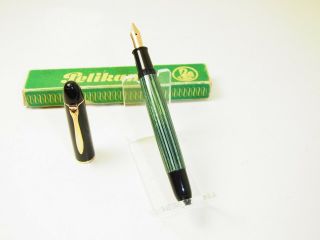 Vintage Pelikan 140 Pistonfiller Fountain Pen Flexy 14ct Ob Nib