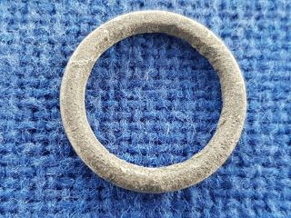 Celtic Bronze Ring Money In Uncleaned Found In Britain.  L10m