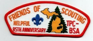 Boy Scout Tall Pine Council Friends Of Scouting Helpful Fos Csp/sap
