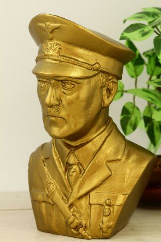Vintage Sculpture Adolf Hitler,  World War II,  German figure 2