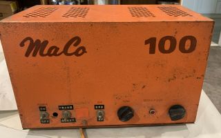 Vintage Maco 100 Linear Tube Amplifier Ham Radio Scarce Early Model
