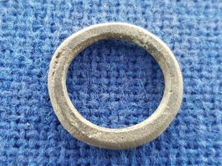 Celtic Bronze Ring Money In Uncleaned Found In Britain.  L10h