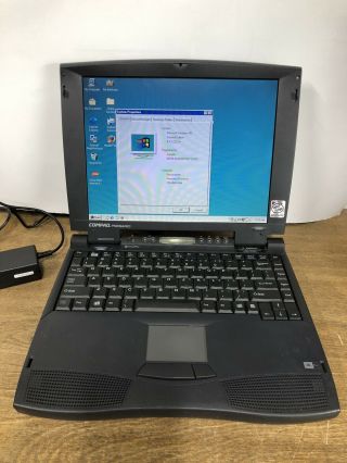 Vintage Compaq Presario 1681 Windows 98 Laptop Serial Parallel Floppy