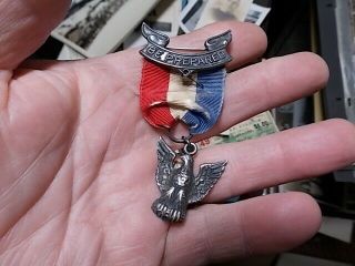 Vintage Boy Scouts Sterling Silver Eagle Scout Badge