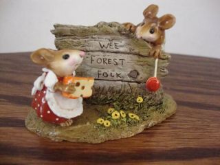 Wee Forest Folk Scamper Display Piece M239 And Others