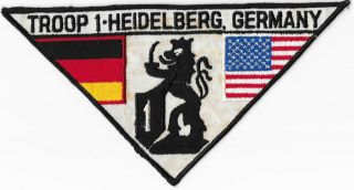 Heidelberg Germany Transatlantic Council Military Base Troop 1 Boy Scouts Bsa