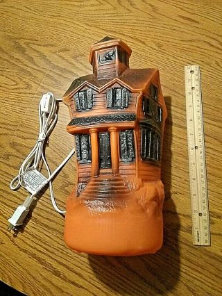 Vintage 1969 Empire Blow Mold Light Up Halloween Spooky Haunted House Rare Usa