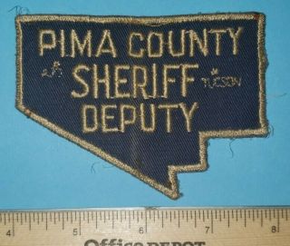 Older Pima County Az Deputy Sheriff Police Patch
