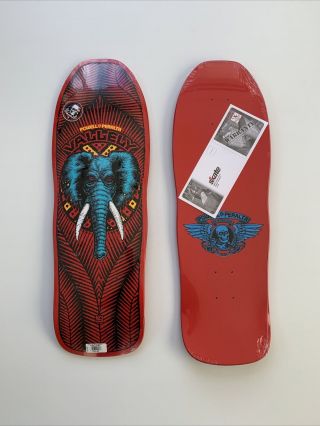 Powell Peralta Mike Vallely Reissue Skateboard Deck Elephant 2020 Red