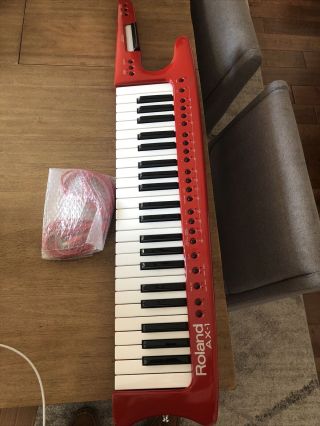 Red Roland Ax - 1 Keytar Midi Controller Vintage Only