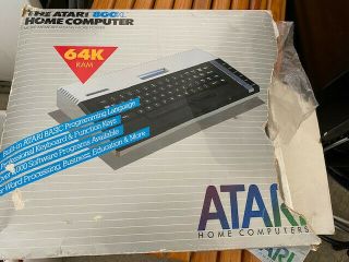 Vintage Atari 800xl Home Computer 64k Ram