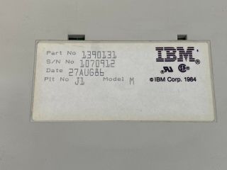 Vintage IBM 1390131 Mechanical Clicky Model M Computer Keyboard & Cable RARE 2