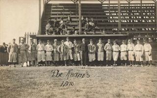 Racine Wi Wisconsin - Baseball Team 1910 - Real Photo