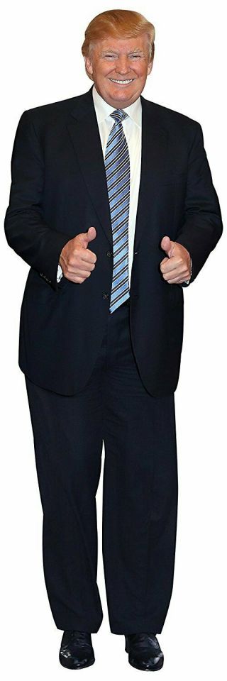 Aahs Engraving Donald Trump Stand Up | Cardboard Cutout | 6 Feet Life Size