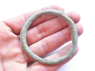 Huge Knobbed Ring Proto Money Ancient Celtic Bronze Proto Currency - 700 Bc