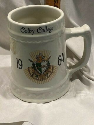 Alpha Delta Phi Fraternity Colby College Mug / Stein 1964 Bernie